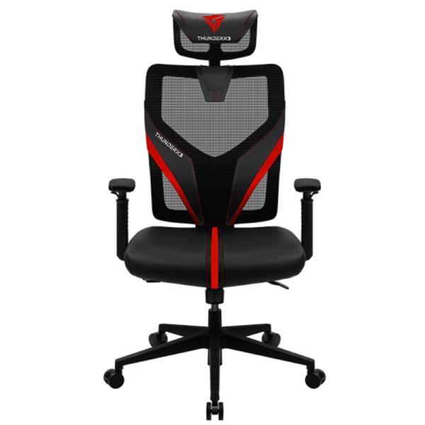 Silla Gamer THUNDERX3 YAMA1 MALLA CON CUERO SINTÉTICO TEGC-3030001.R1