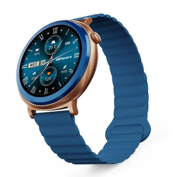 SmartWatch HIFUTURE Aurora Full Touch Salud & Notificaciones Azul