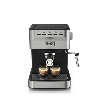 Cafetera Black & Decker Espresso 20bar EM0312-0SDLA