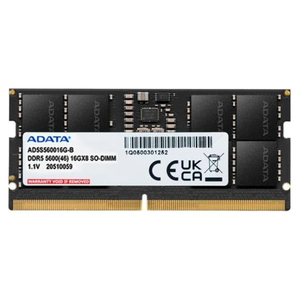 MEMORIA RAM LAPTOP 16GB ADATA AD5S560016G-S DDR5 5600MHZ