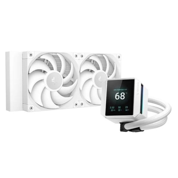 ENFRIAMIENTO LIQUIDO RGB DEEPCOOL MYSTIQUE 240 WH ARGB 2 EN 1 282MM AM5/AM4 Y LGA1700/1200 EN ADELANTE R-LX240-WHDSNMCP-G-1