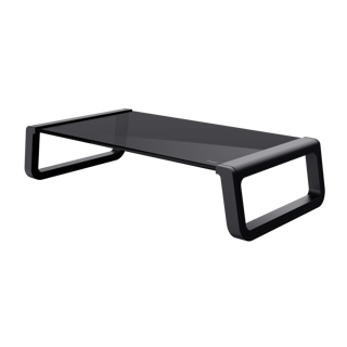 Trust monta soporte de cristal templado negro - 25271
