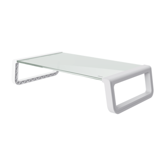 Trust monta soporte de cristal templado blanco - 25351