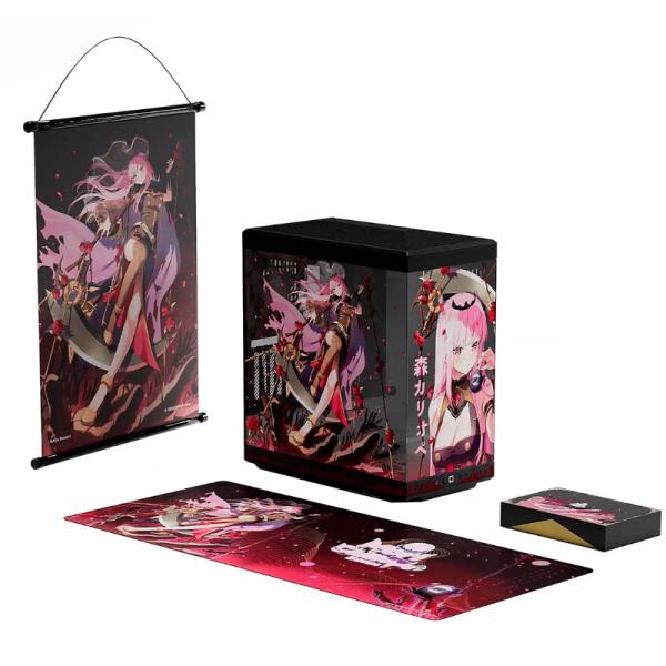 CASE HYTE MORI CALLIOPE Y40 TORRE MEDIA 1 ABANICO TRASERO Y 1 ABANICO INFERIOR INCLUYE UN DESK PAD Y UN SET DE REGALO CS-HYTE-Y
