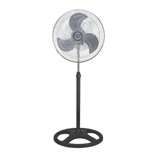 Ventilador de Pedestal American Electric 18″ 90W 3 en 1 Plata/Negro SF-724