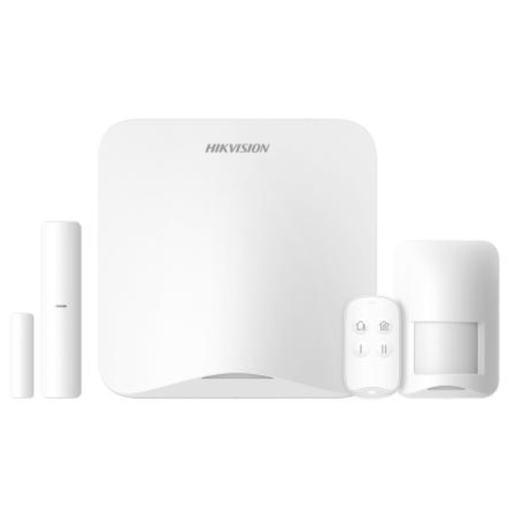 KIT DE ALARMA HIKVISION DS-PA201P-Kit-16WB(O-STD) (E) INALAMBRICO 1200M DE TRANSMISION 433.1-433.7 MHZ CONEXIÓN WIFI Y LAN 302