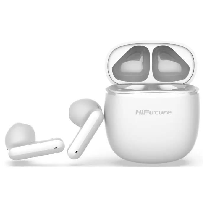 Auriculares Inalámbricos HiFuture TWS con luz Led IPX5 Blanco