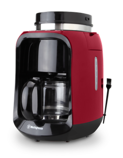 Westinghouse Coffee Maker con moledor café 2 en 1 roja  - WKCM256