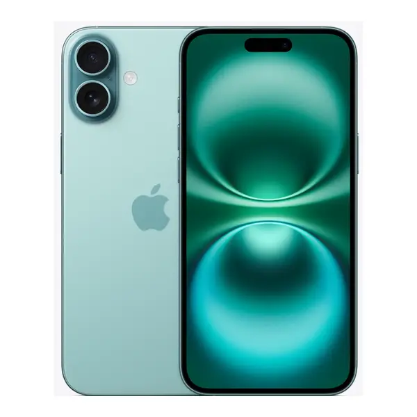 Celular Apple iPhone 16 5G 128GB 8GB-RAM Verde Azulado