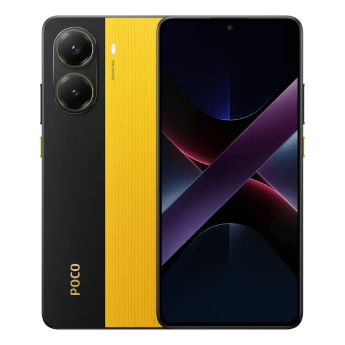 Celular Xiaomi Poco X7 Pro 5G 256GB 12GB-RAM Negro/Amarillo