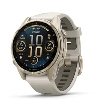 SmartWatch Garmin Fenix 8 AMOLED 43mm Soft Gold/Fog Gray 010-02903-10