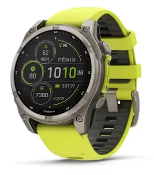 SmartWatch Garmin Fenix 8 Zafiro Solar 47mm Titanio Amarillo/Grafito 010-02906-20