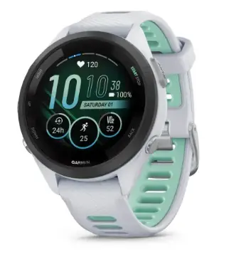 SmartWatch Garmin Forerunner 265S 42mm Blanco/Verde 010-02810-04