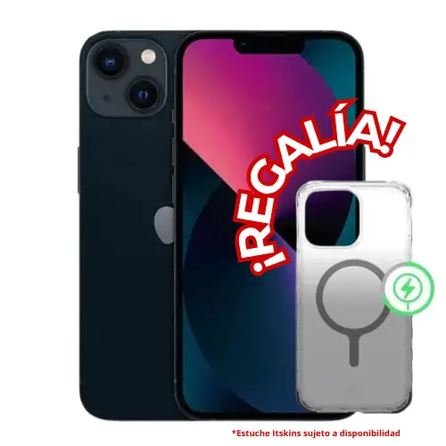 Celular Apple iPhone 13 5G 128GB 4GB-RAM Negro MLNC3LL/A