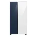 Refrigeradora Samsung 28p³ Bespoke Side by Side Azul y Blanco Wi-Fi RS28CB760A7NAP