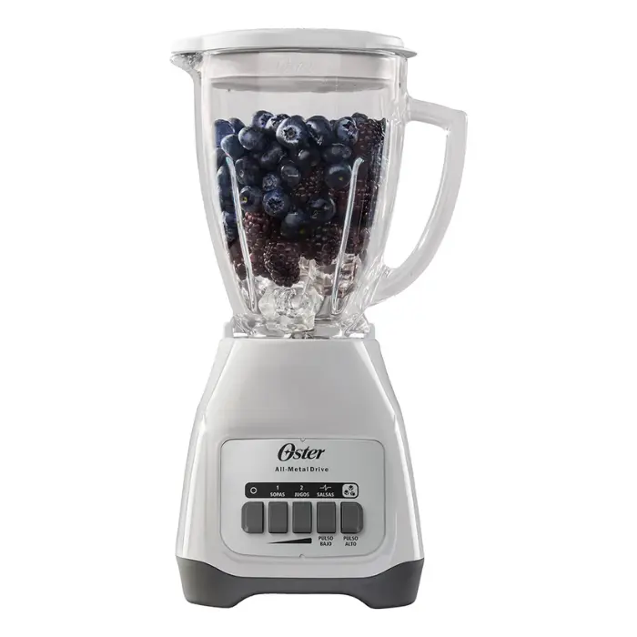 Licuadora Oster 2 Velocidades Vaso de Vidrio Gris BLSTKAG-WPB