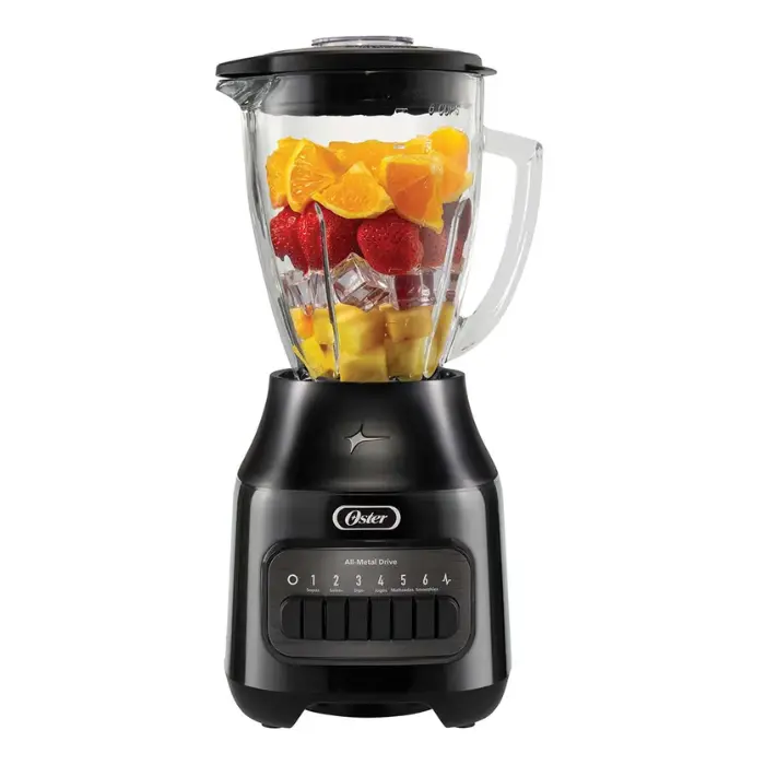 Licuadora Oster 6 Velocidades Vaso de Vidrio Negro BLSTPEG-BPB