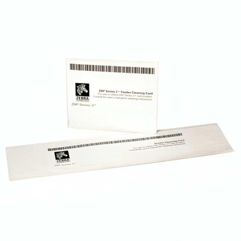 KIT DE LIMPIEZA ZEBRA PARA ZXP SERIE 1 TARJETAS 8 (4 MOTOR / 4 ALIMENTADOR) 1000 IMPRESIONES 105999-101