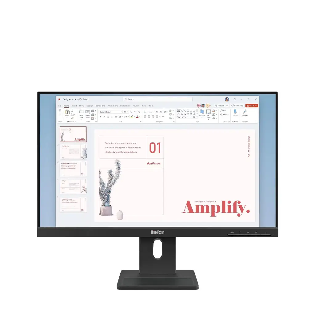 Monitor Lenovo ThinkVision E24-40 23.8″ FHD DP/HDMI/VGA 100Hz 4ms Negro 64BAMAR1LA