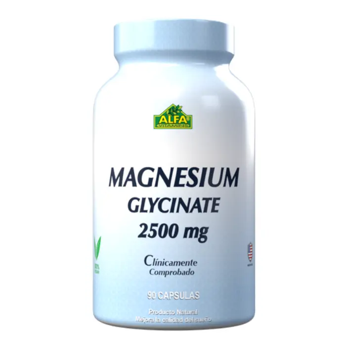 Suplemento Dietético Alfa Glicinato de Magnesio 90 Cápsulas 399-A