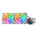 Enfriador de CPU Cougar Poseidon Elite 240 ARGB Blanco 3MPSD240.0002