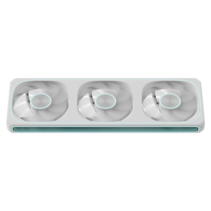 ABANICO ARGB FORMULA V LINE TRIPLE FAN AIR FUSION 3 WH 360MM 4711401664314