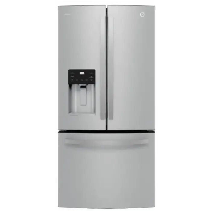 Refrigeradora Automática General Electric Bottom Frezzer 25p³/708Lts Dispensador de Agua/Hielo Plateada PFF25LYRCFS