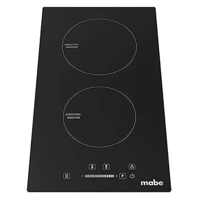 Plantilla de Inducción Empotrable Mabe 30cm 2 Quemadores Negra PM302I0