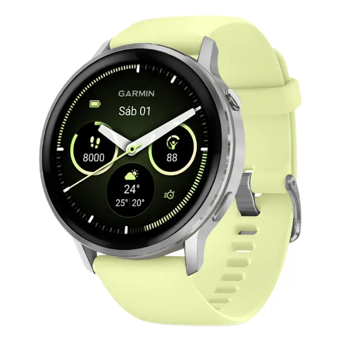 SmartWatch Garmin Venu 4 45mm Lima/Plateado 010-03014-02