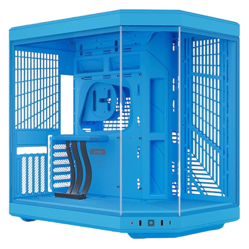 CASE GAMING HYTE Y70 MID TOWER SIN VENTILACIÓN INCLUIDA CON VIDRIO FRONTAL Y LATERAL CS-HYTE-Y70-BM