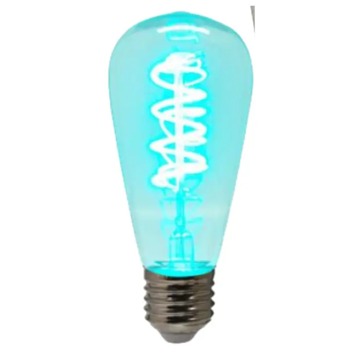 Bombillo Led Vintage American Electric 4w Espiral Cyan DF-ST64-C
