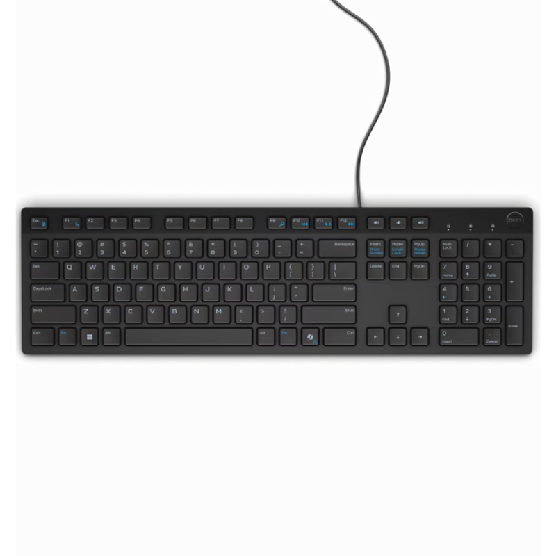 TECLADO STANDARD DELL KB216 MEMBRANA ALÁMBRICO USB ESPAÑOL KB216-BK-LTN