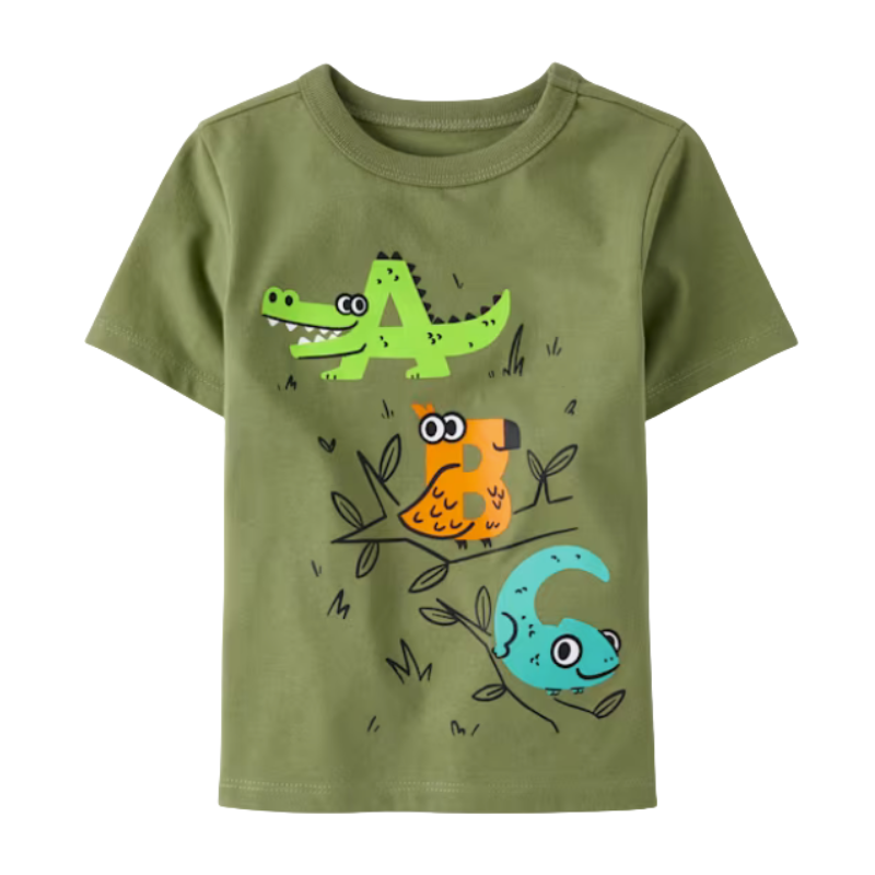 Camiseta Dino ABC