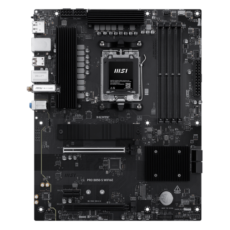 TARJETA MADRE MSI PRO B850-S WIFI6E AM5 ATX DDR5 911-7E80-008