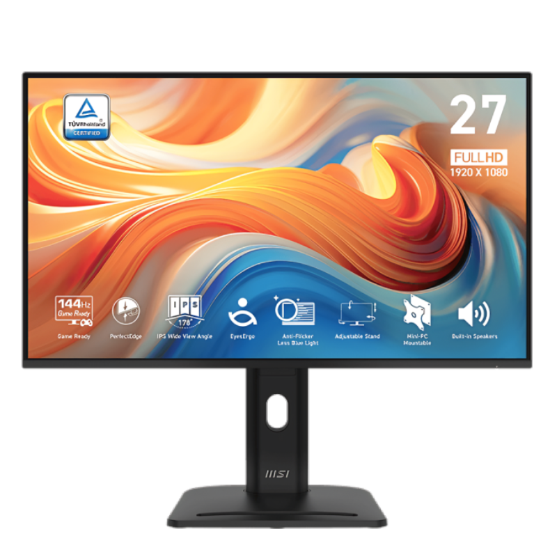 MONITOR MSI PRO MP275PG E14 27" PLANA 1920 X 1080 144 HZ PANEL IPS ADAPTIVE-SYNC 9S6-3PE49M-004