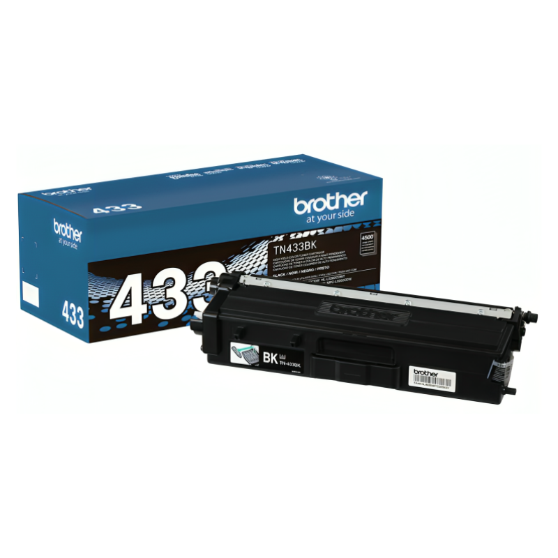 TONER BROTHER TN433BK NEGRO RENDIMIENTO ESTANDAR HASTA 4.500 PAGINAS