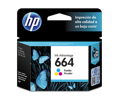 Cartucho de Tinta Tricolor HP 664 F6V28AL