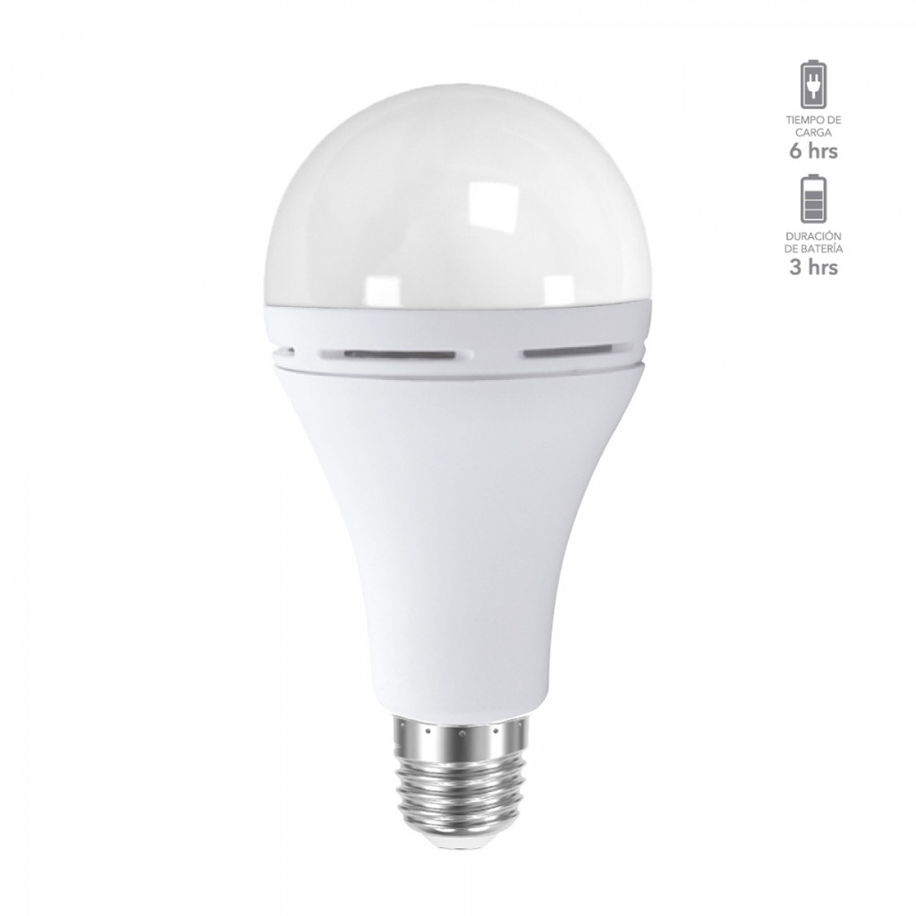 Bombillo LED Tecnolite A19 9W 670-Lumens Blanco 9W100-240V3000KE27