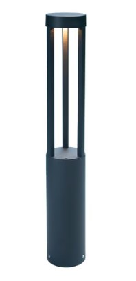 Mini Poste LED Exterior 80 cm 10 W, Luz Cálida Brillante, IP65