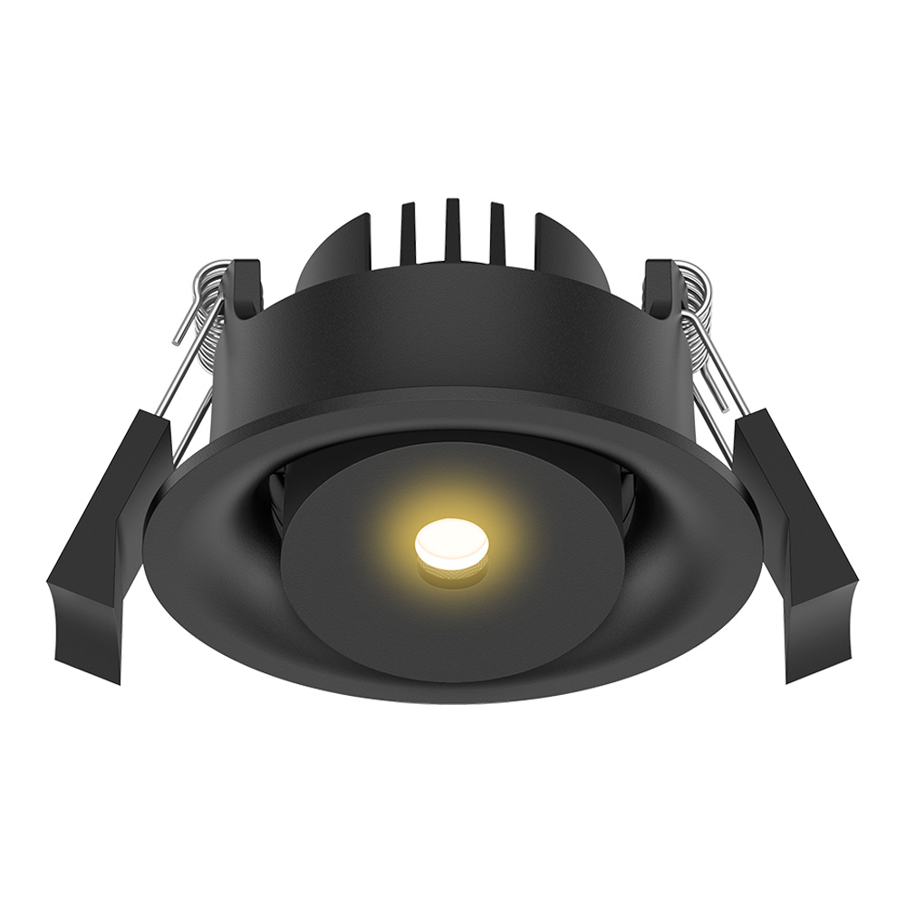 INT EMPOTRADO LED3W30KNEGRO