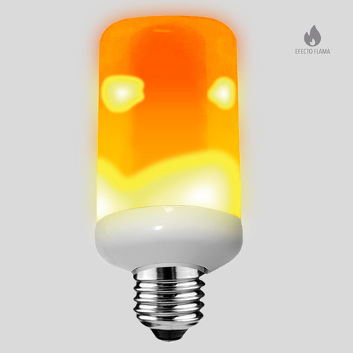 LAMPARA LED FLAMA 5W127-240VE27