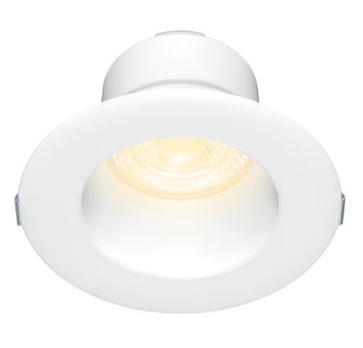 Lámpara Empotrable Downlight LED 6 W, Luz Cálida Brillante, No atenuable, Multivoltaje