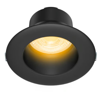 Lámpara Empotrable Downlight LED 6 W, Luz Cálida Brillante, No atenuable, Multivoltaje