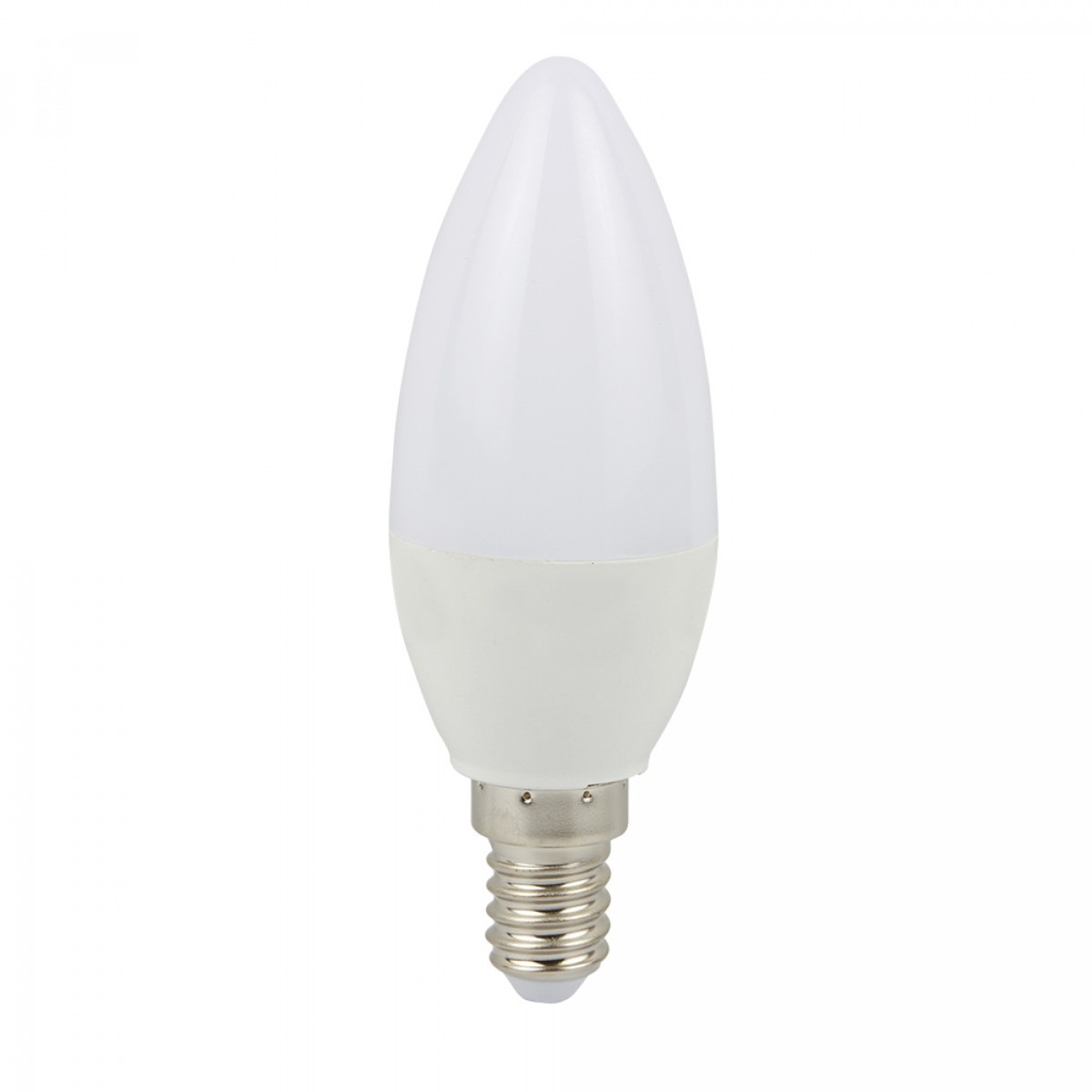 Bombillo Vela LED 4W 100-127 3000K E14