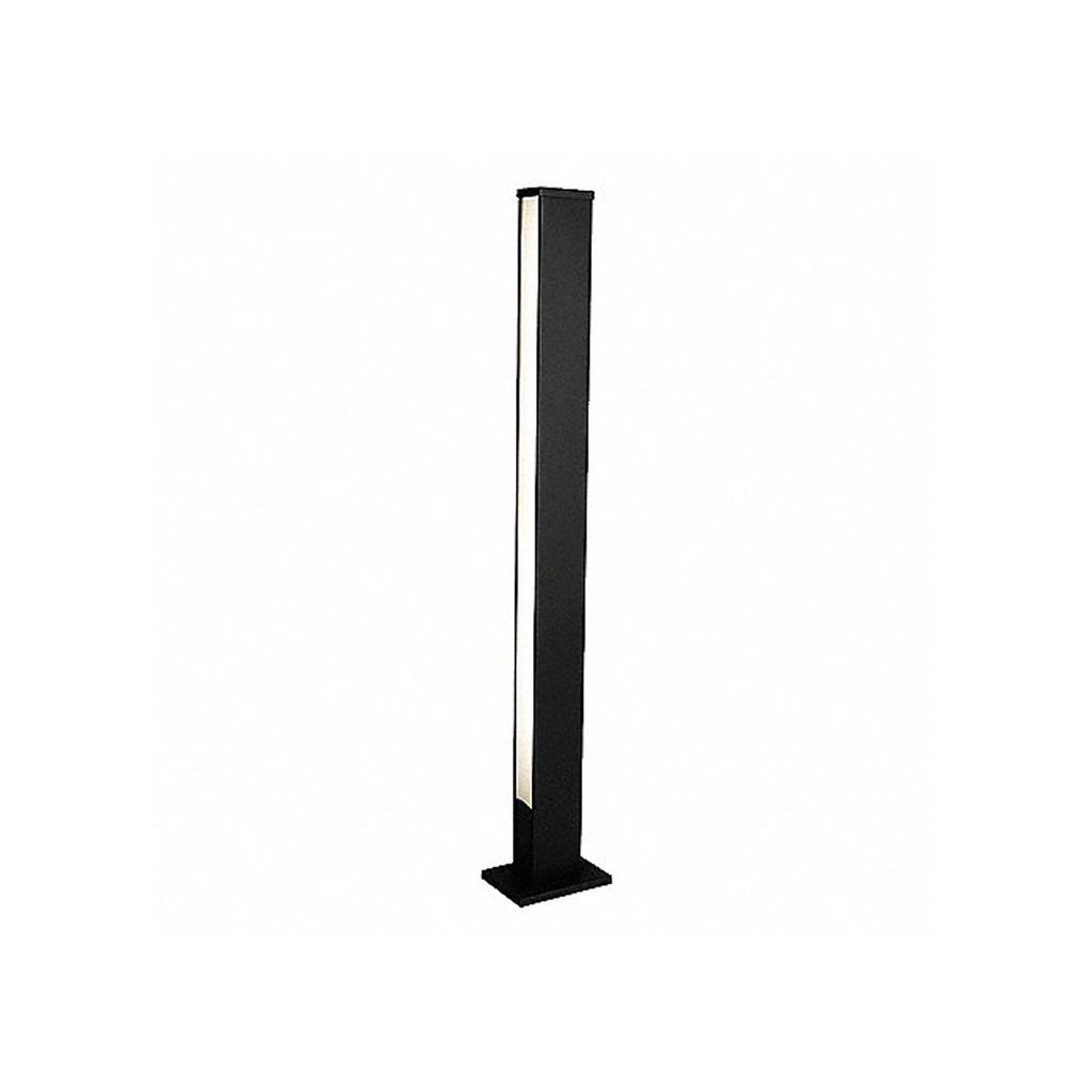MINI POSTE FLUORESCENTE NEGRO MAX 14W 127V