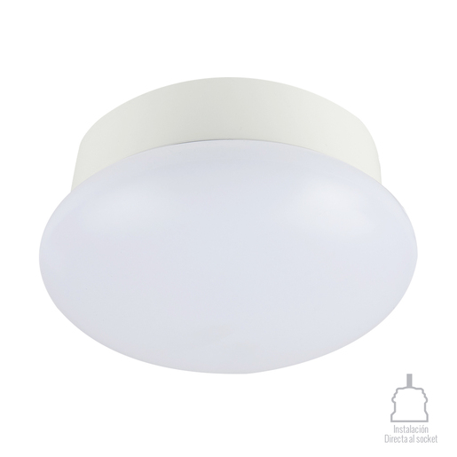 INTERIOR PLAFONES LED13W100-240V6500KE27
