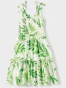 Vestido de tirantes estampado