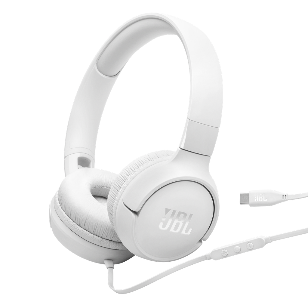 JBL TUNE - Headphones - 520 C Non-TWS White JBLT520CWHTAM