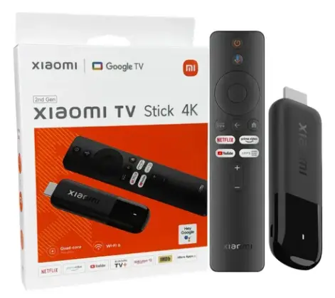 Dispositivo de Streaming Xiaomi TV Stick 4K 2da Generación Negro 66501
