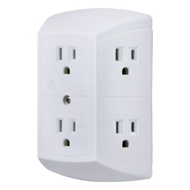 ADAPTADOR AC PARED 1 A 6 TOMAS 50759 GE 50759